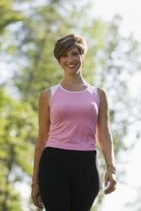 Happy healthy active woman