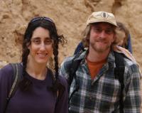 Hiking in the desert in Israel